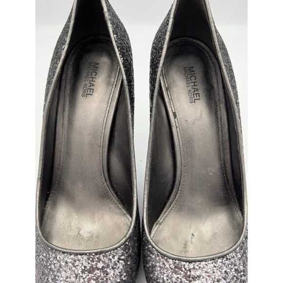 Michael Kors Glitter Pointed-Toe Pumps – Size 9 - Picture 6 of 10